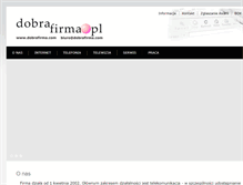 Tablet Screenshot of dobrafirma.com